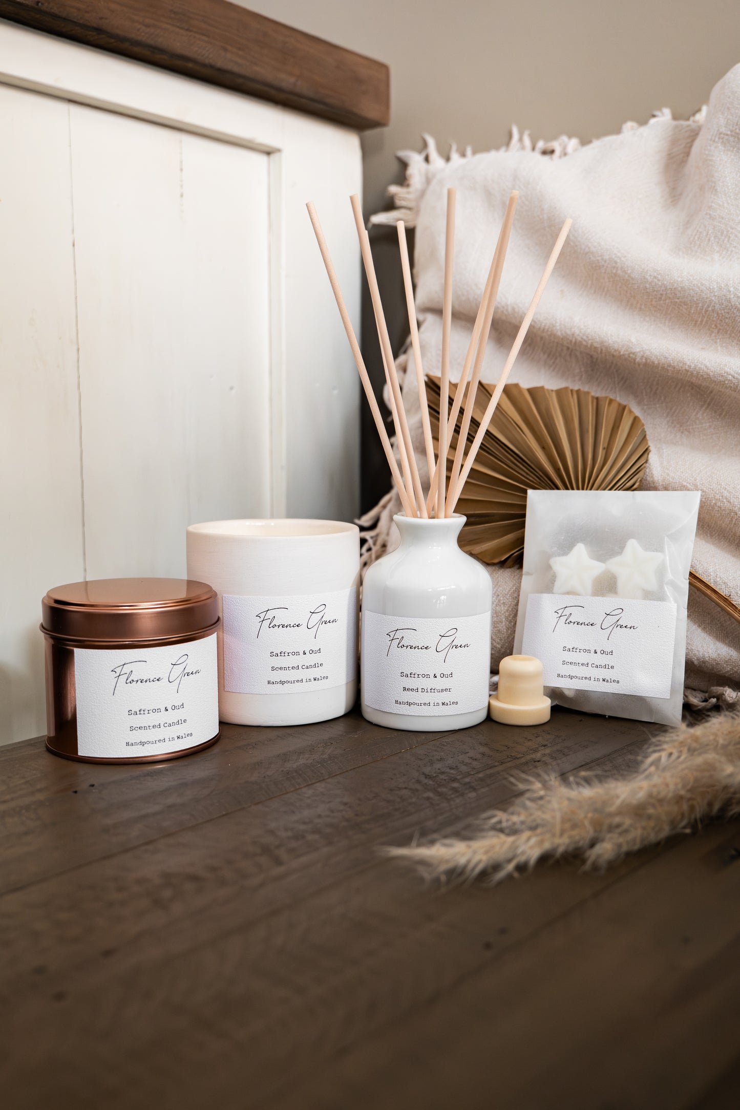 Oud Noir Luxury Ceramic Reed Diffuser