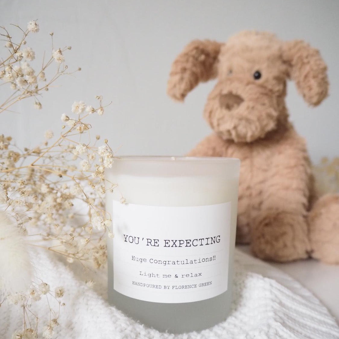 You're Expecting Glass Candle