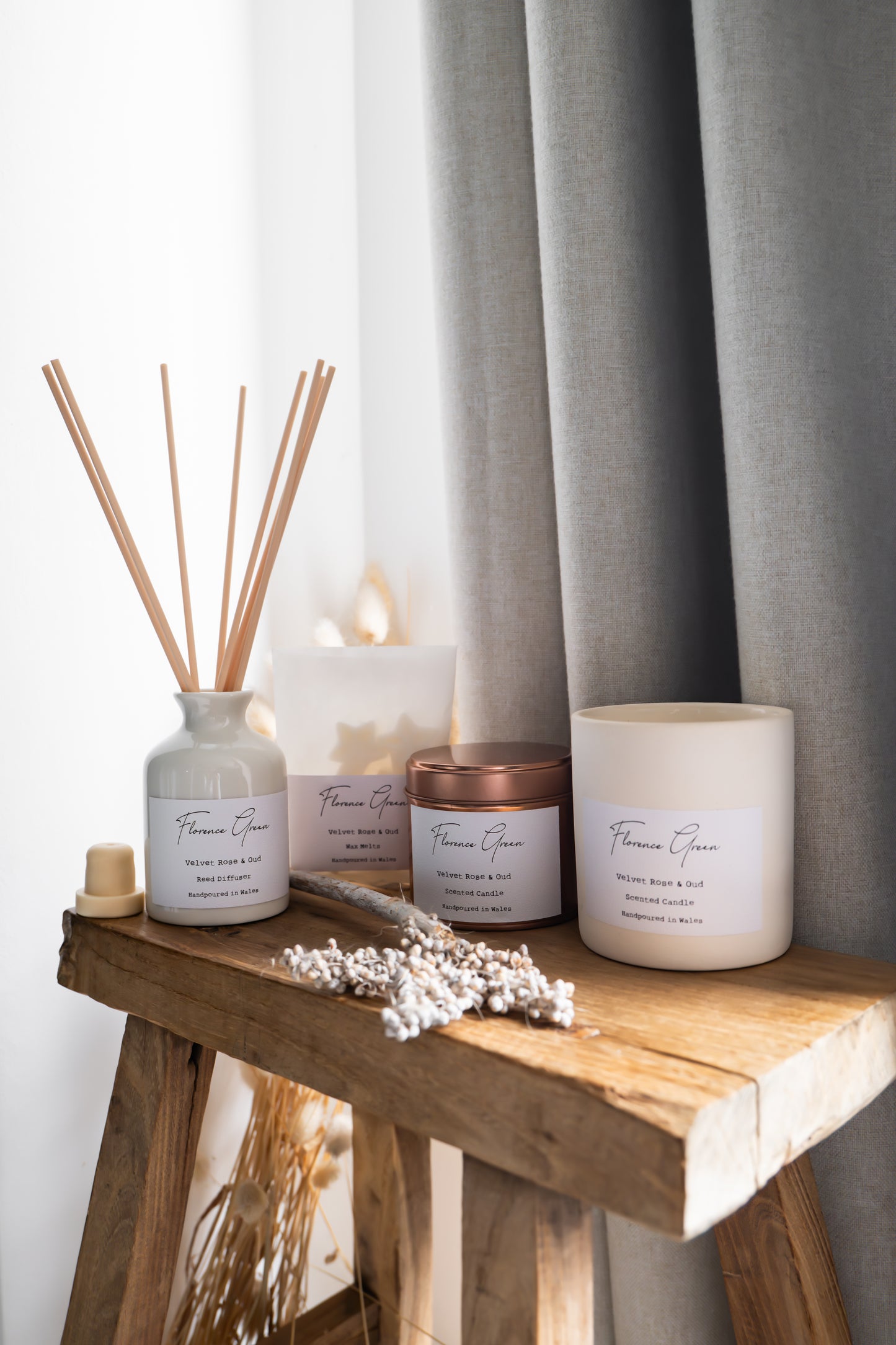 Velvet Rose & Oud Luxury Ceramic Reed Diffuser