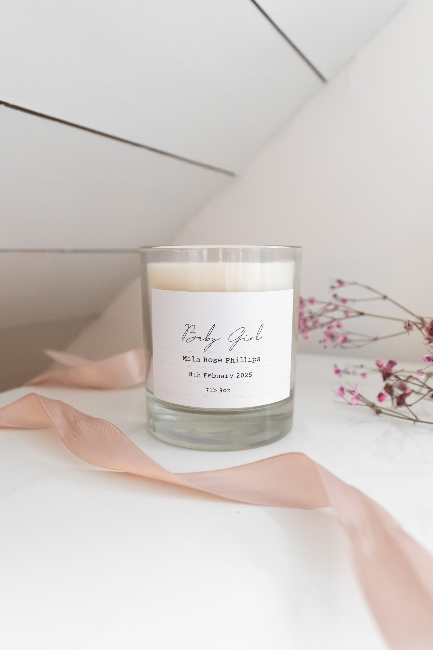 Personalised Large Scented Candle & Gift Box