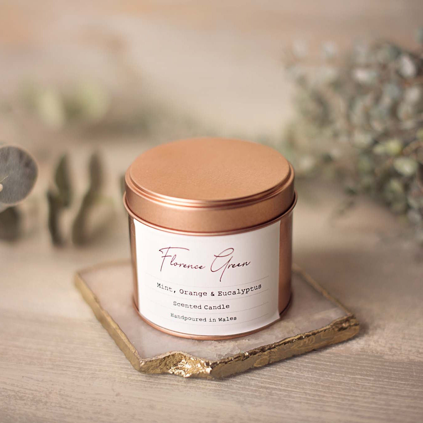 Mint & Eucalyptus Tin Candle