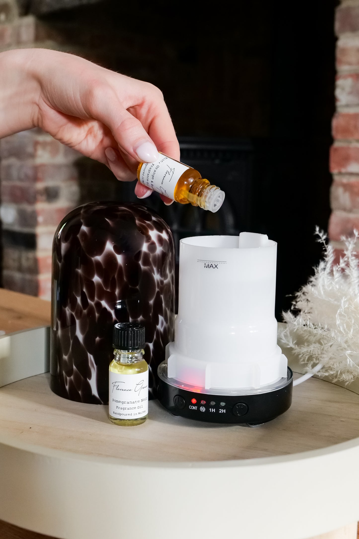 TORT GLASS ELECTRIC DIFFUSER & OIL SET