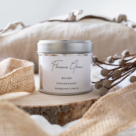 Autumn Medium Tin Candle