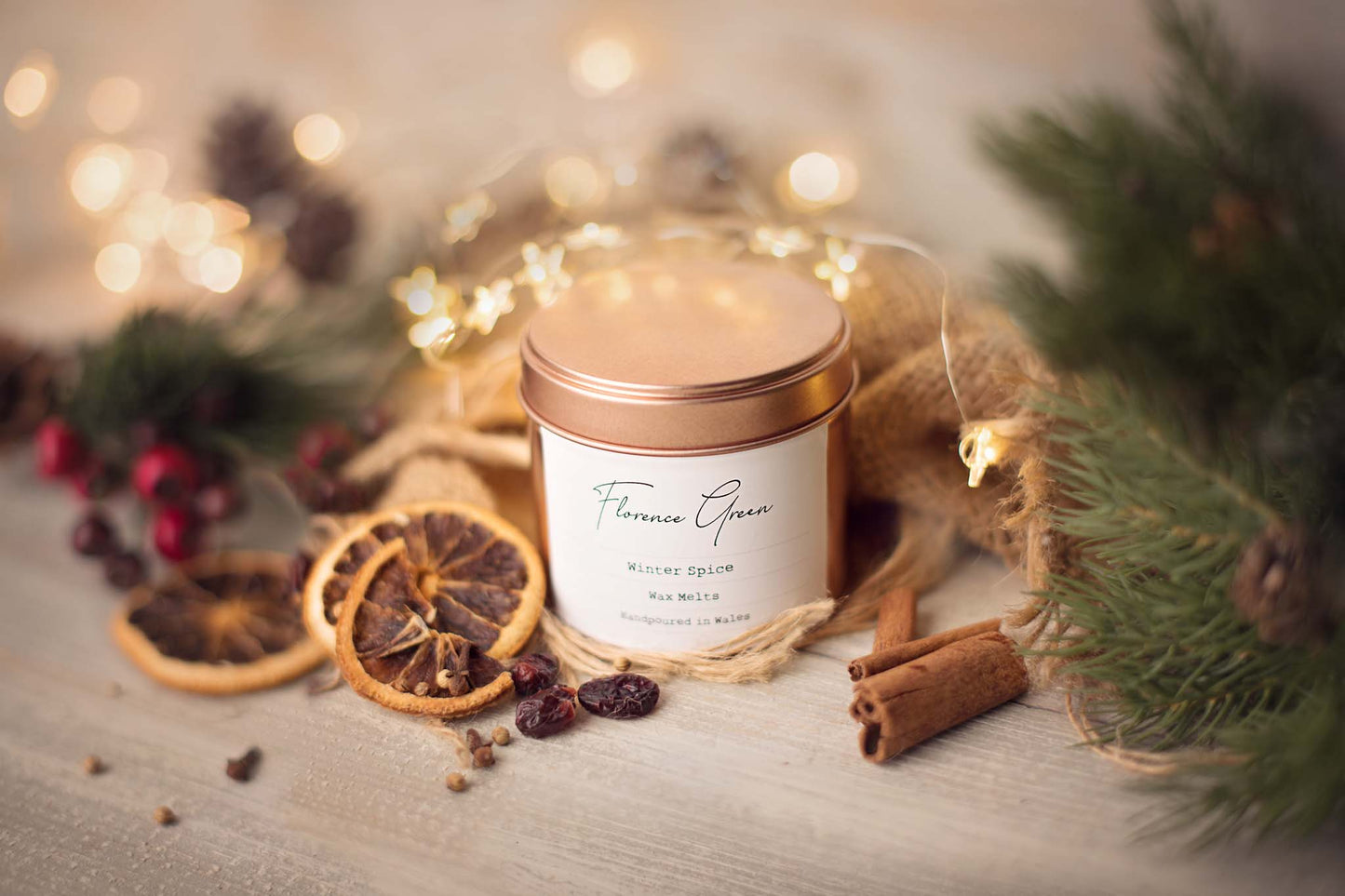 Winter Scented Tin Candle