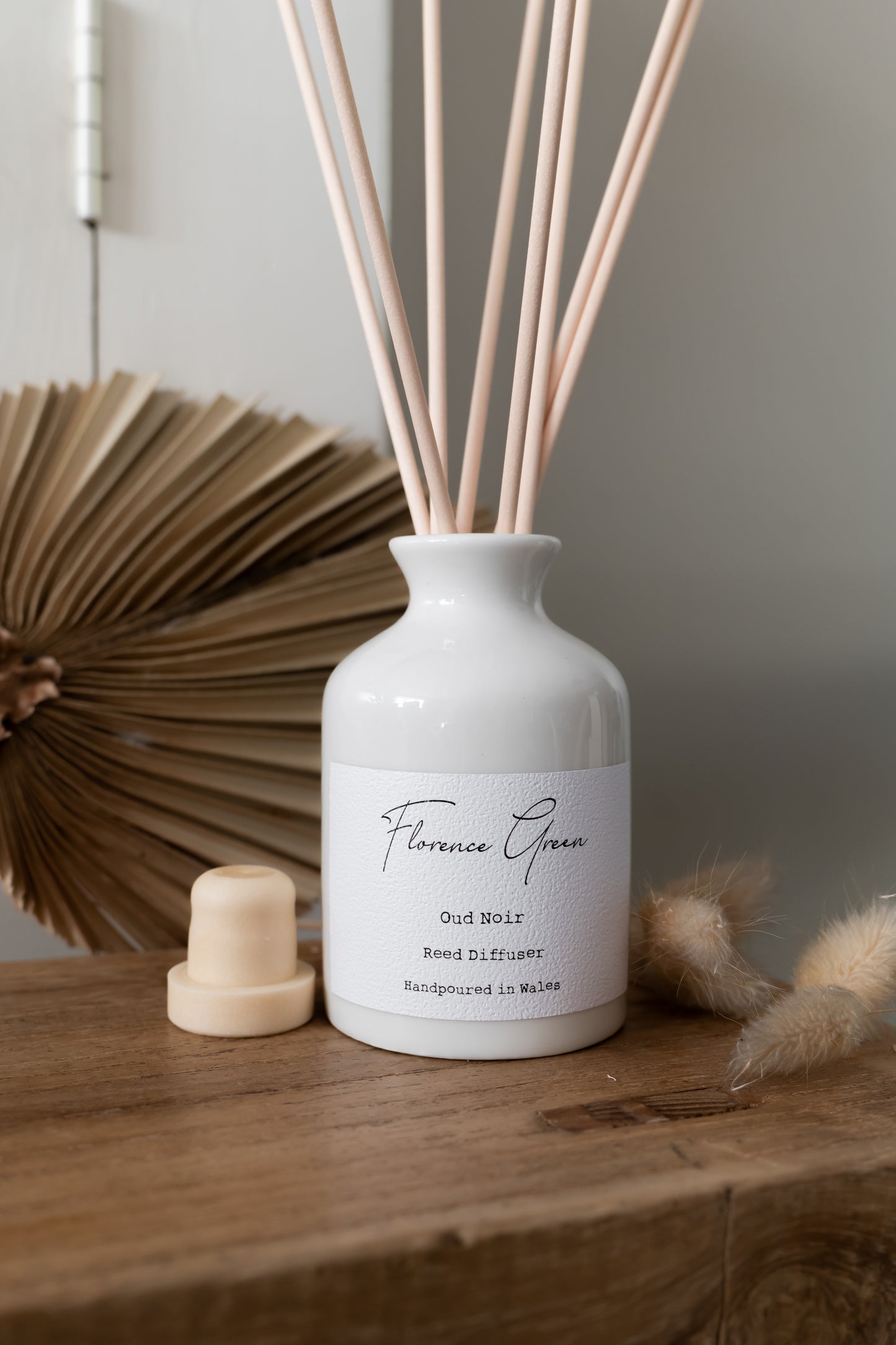 Oud Noir Luxury Ceramic Reed Diffuser