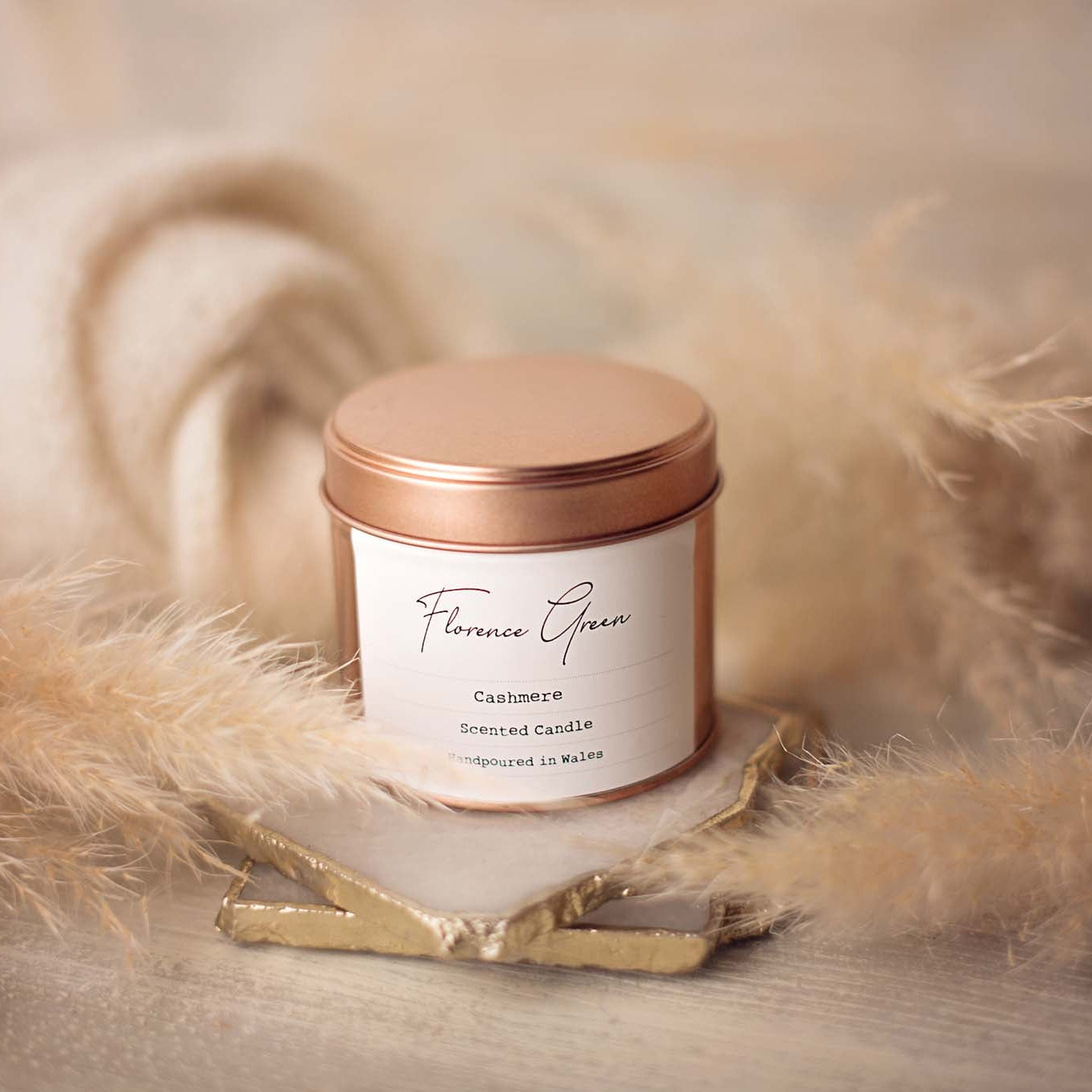 Cashmere Medium Tin Candle