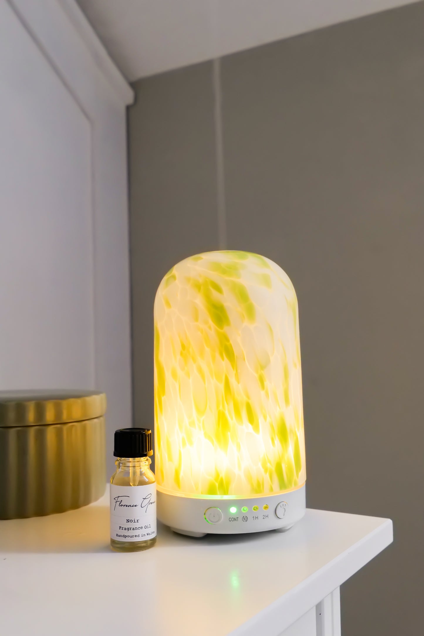 MATCHA GLASS ELECTRIC DIFFUSER & OIL SET