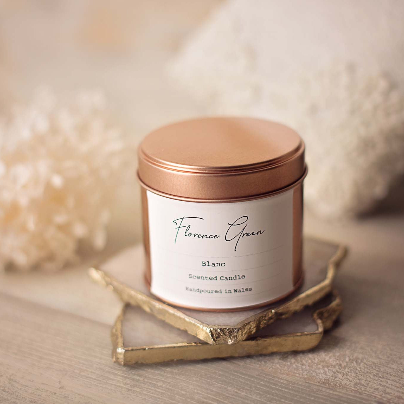 Coconut, Vanilla & Tonka Medium Tin Candle