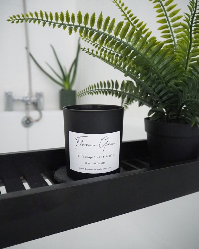 Black Matt Large Scented Candle