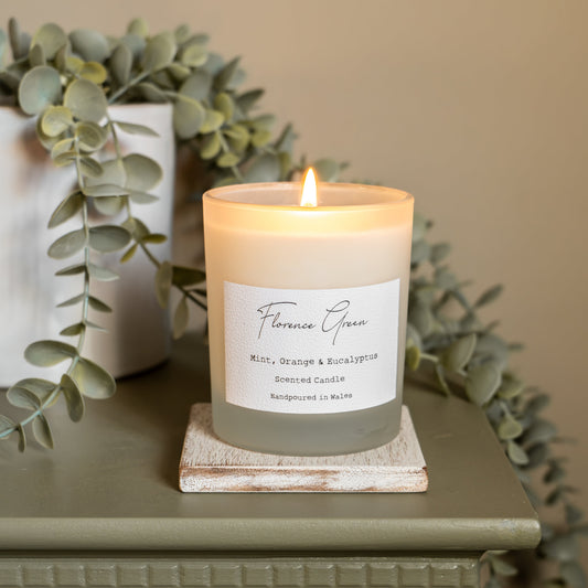 Mint & Eucalyptus Scented Candle