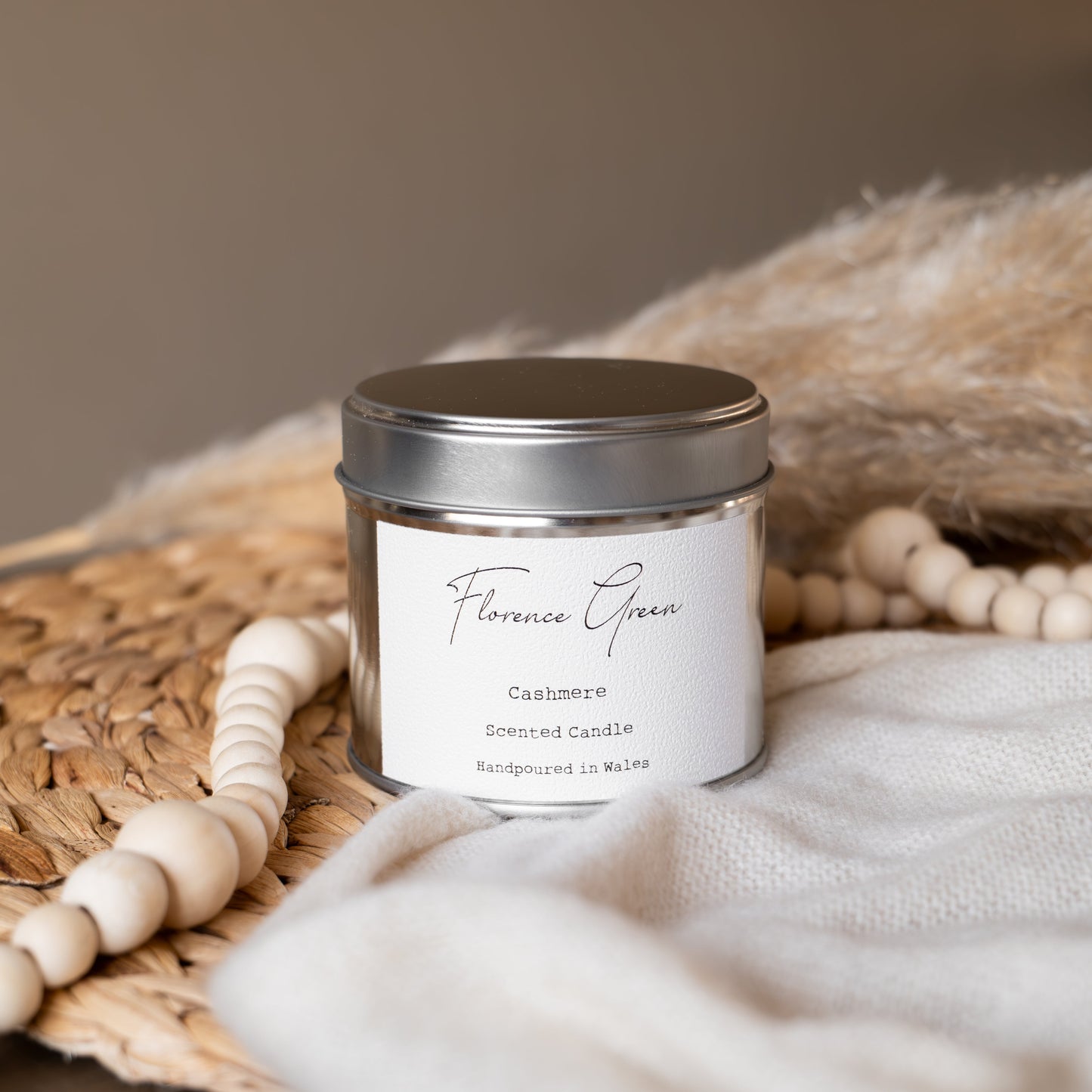 Cashmere Natural Soy Tin Candle