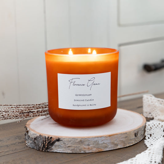 Large Doublewick Tomato Vine Candle