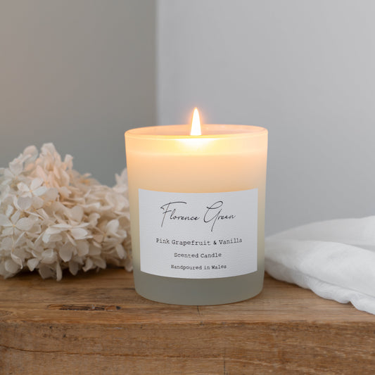 Pink Grapefruit large scented candle